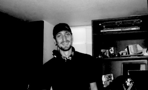 Mario Zed at the decks in his early years